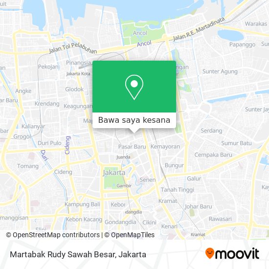 Peta Martabak Rudy Sawah Besar
