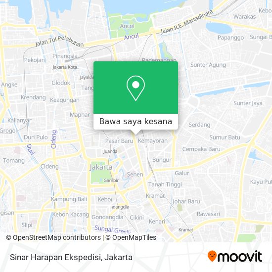 Peta Sinar Harapan Ekspedisi