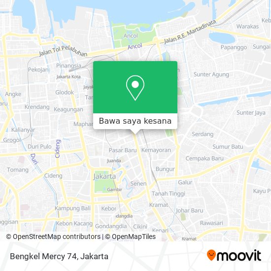 Peta Bengkel Mercy 74