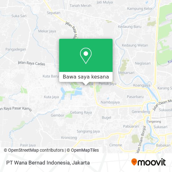 Peta PT Wana Bernad Indonesia