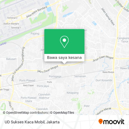 Peta UD Sukses Kaca Mobil