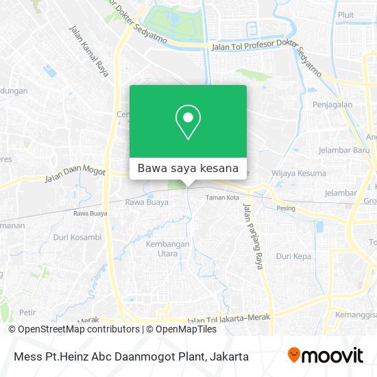 Peta Mess Pt.Heinz Abc Daanmogot Plant