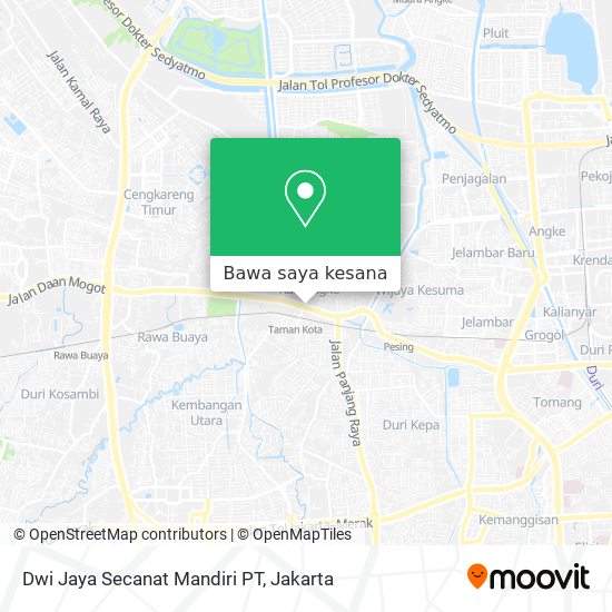 Peta Dwi Jaya Secanat Mandiri PT