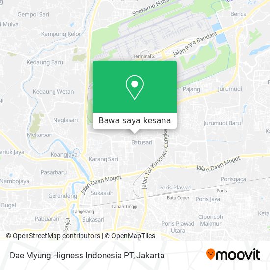 Peta Dae Myung Higness Indonesia PT