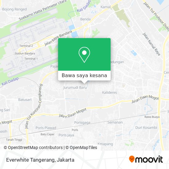Peta Everwhite Tangerang