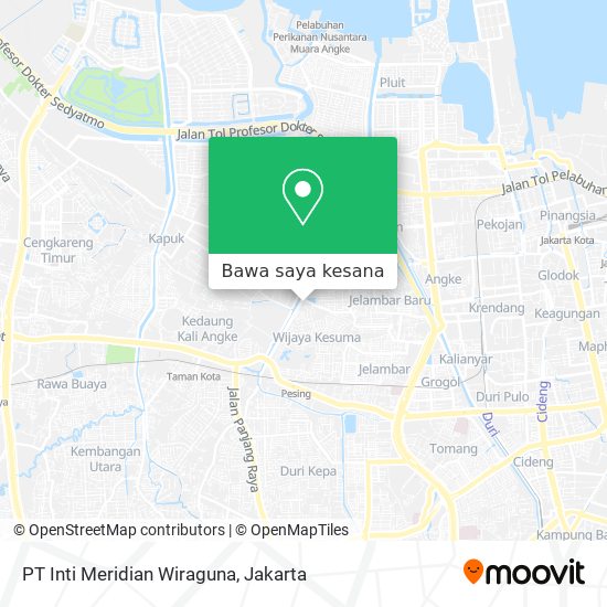 Peta PT Inti Meridian Wiraguna