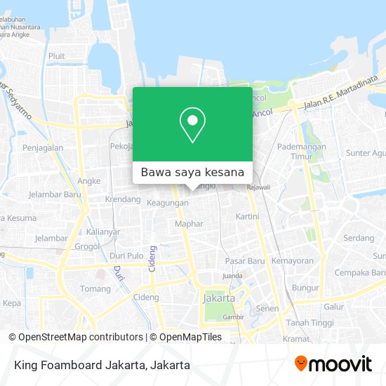 Peta King Foamboard Jakarta