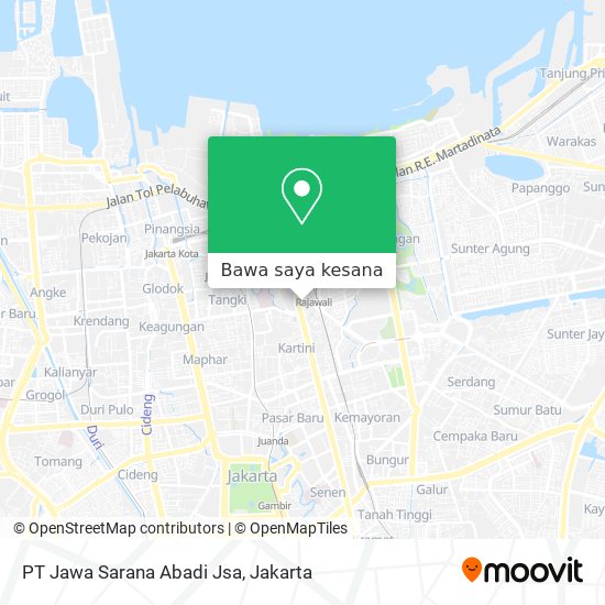 Peta PT Jawa Sarana Abadi Jsa