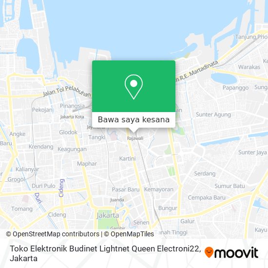 Peta Toko Elektronik Budinet Lightnet Queen Electroni22