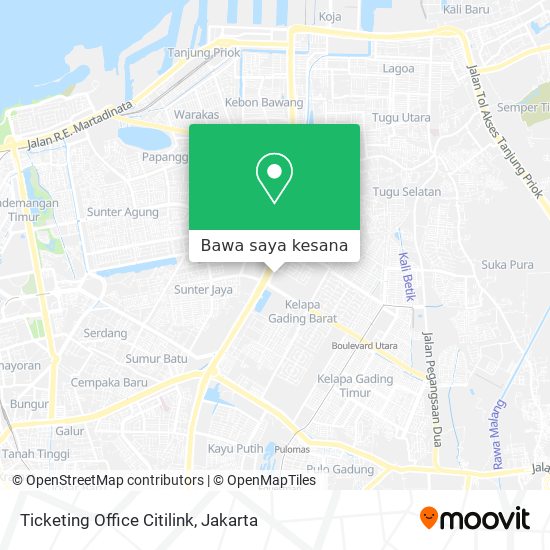 Peta Ticketing Office Citilink