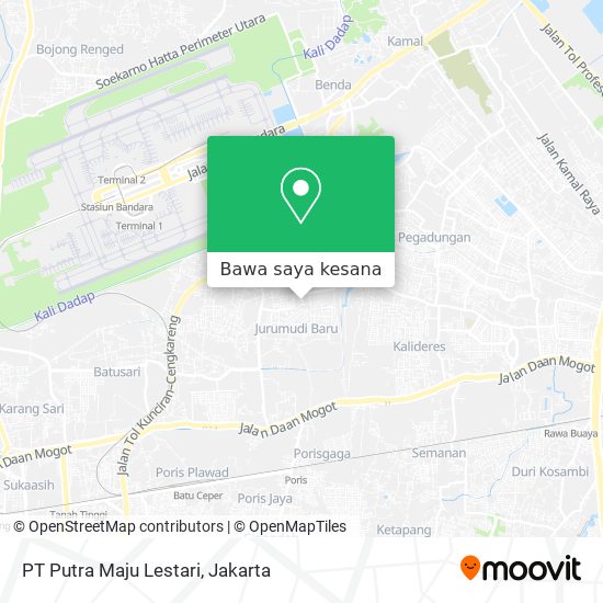 Peta PT Putra Maju Lestari