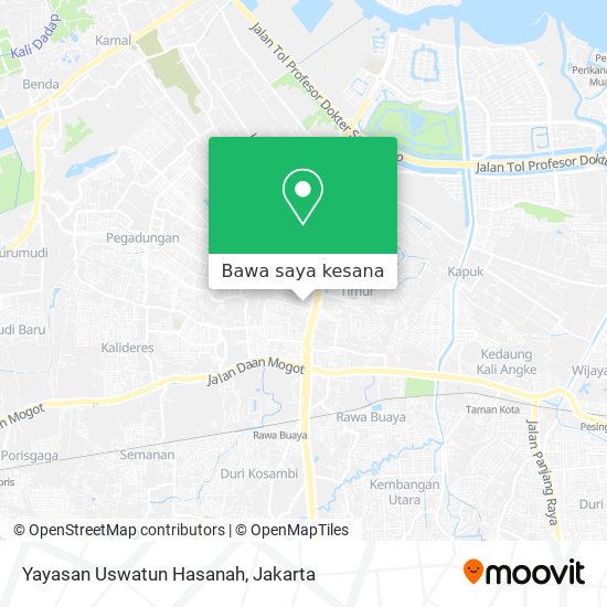 Peta Yayasan Uswatun Hasanah