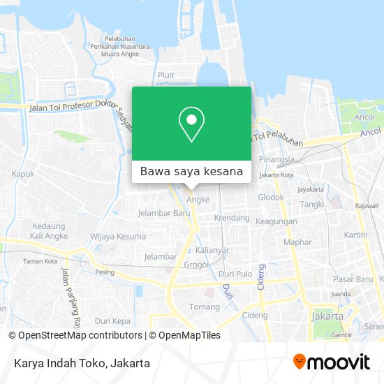 Peta Karya Indah Toko