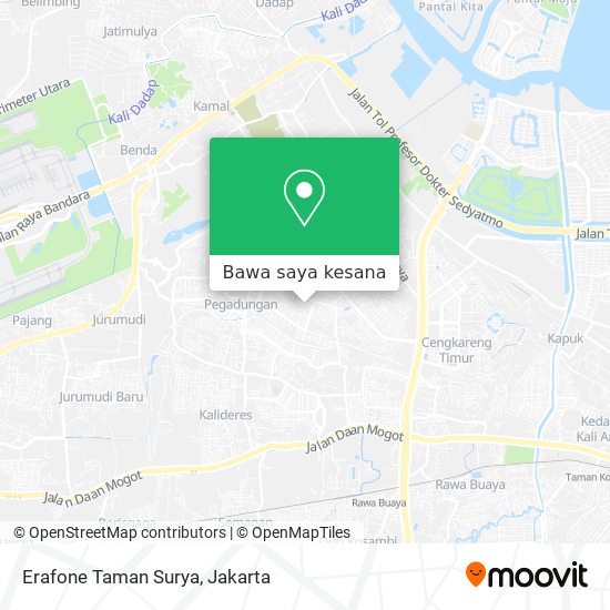 Peta Erafone Taman Surya