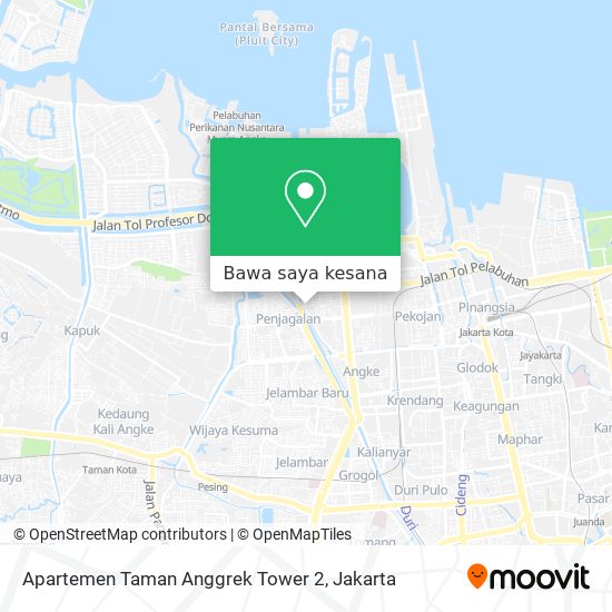 Peta Apartemen Taman Anggrek Tower 2