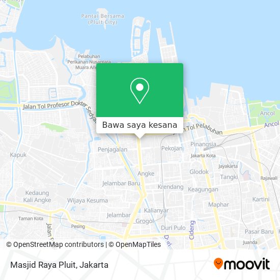 Peta Masjid Raya Pluit