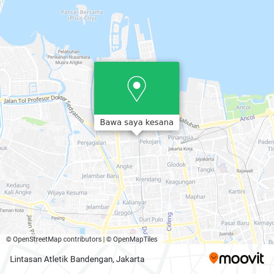 Peta Lintasan Atletik Bandengan