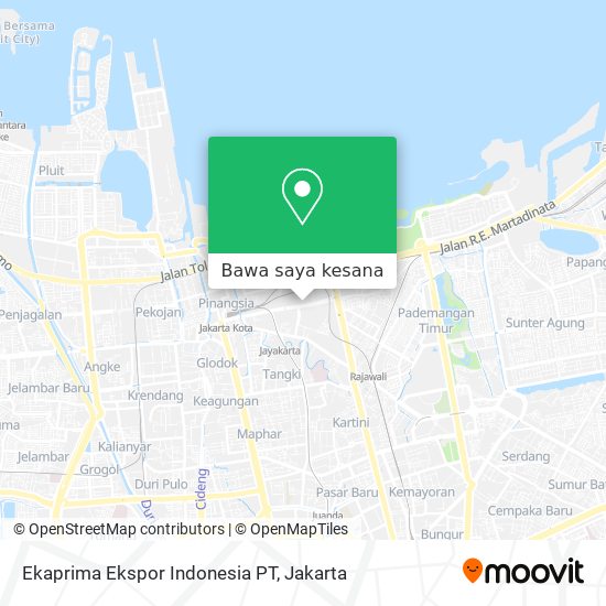 Peta Ekaprima Ekspor Indonesia PT