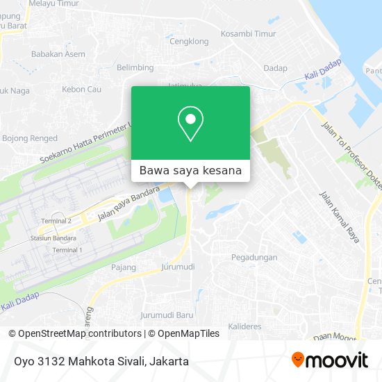 Peta Oyo 3132 Mahkota Sivali