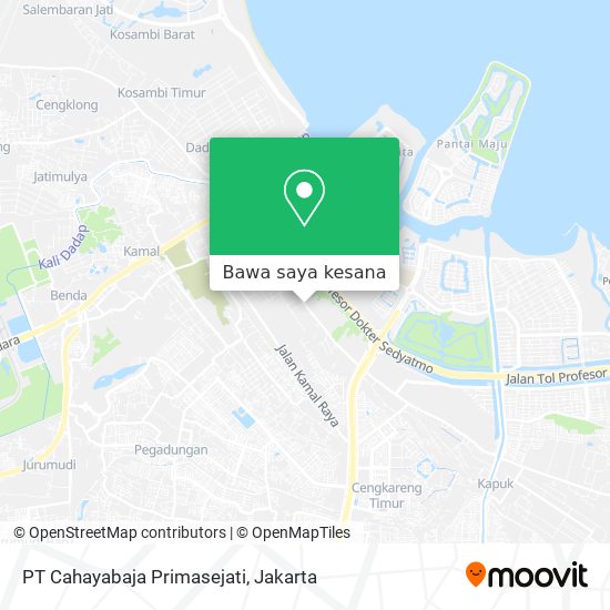 Peta PT Cahayabaja Primasejati