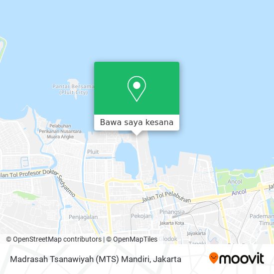 Peta Madrasah Tsanawiyah (MTS) Mandiri