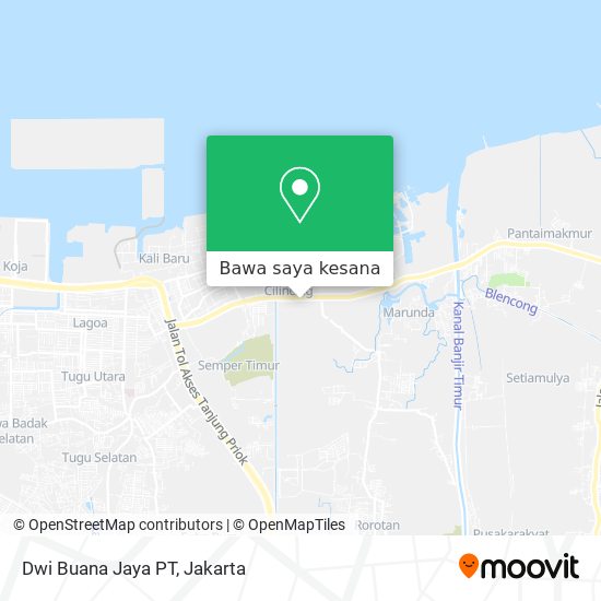 Peta Dwi Buana Jaya PT