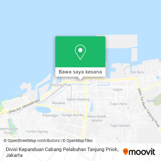 Peta Divisi Kepanduan Cabang Pelabuhan Tanjung Priok