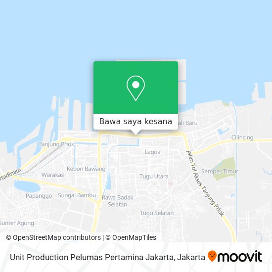 Peta Unit Production Pelumas Pertamina Jakarta