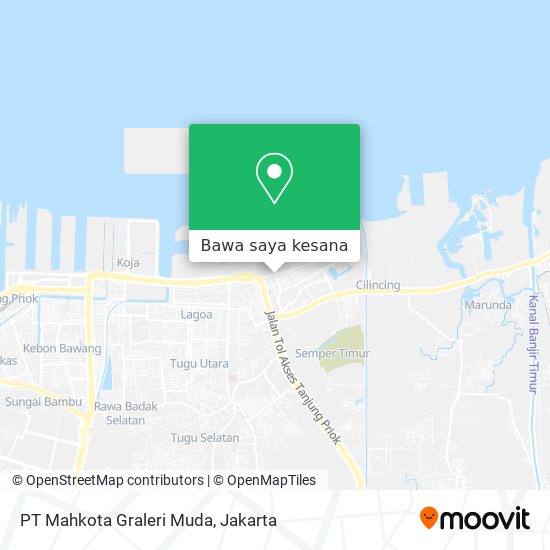 Peta PT Mahkota Graleri Muda