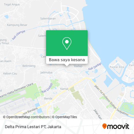 Peta Delta Prima Lestari PT