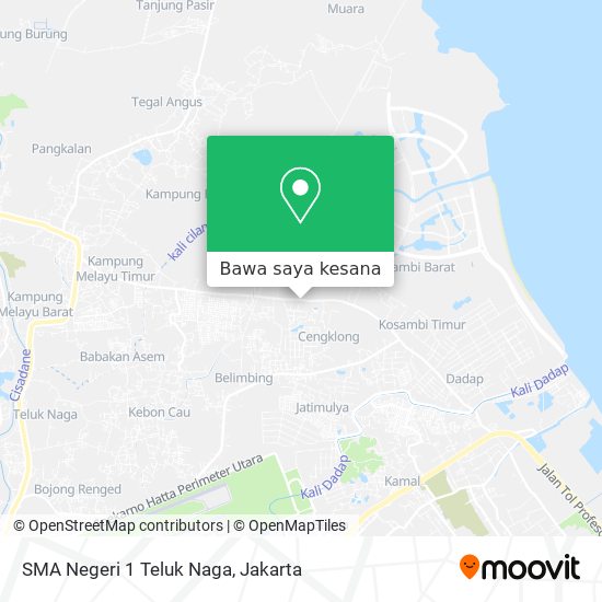 Peta SMA Negeri 1 Teluk Naga