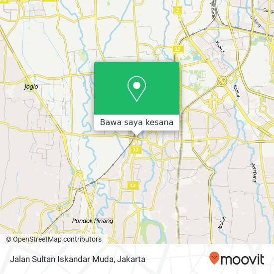 Peta Jalan Sultan Iskandar Muda