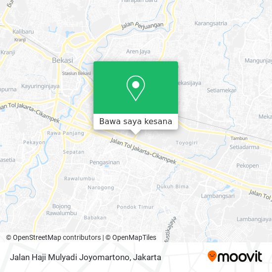 Peta Jalan Haji Mulyadi Joyomartono