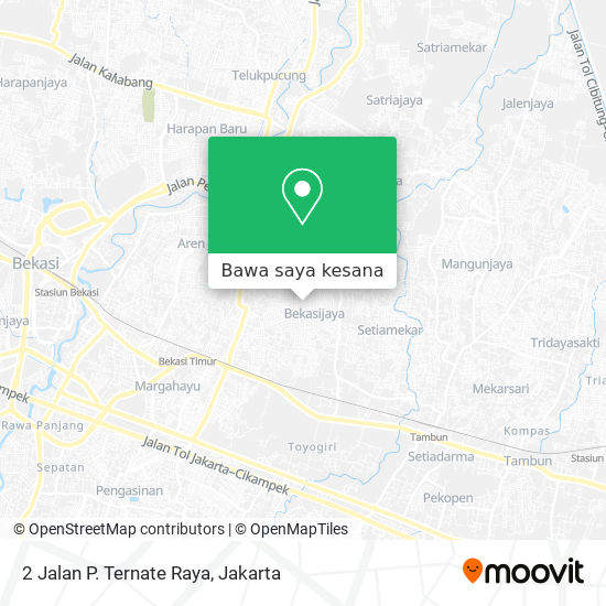 Peta 2 Jalan P. Ternate Raya