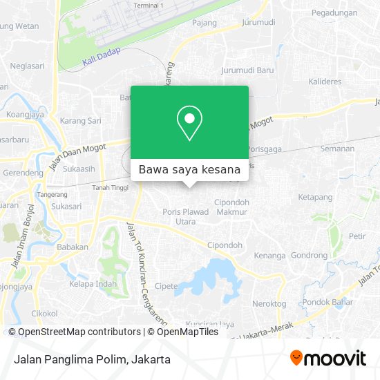 Peta Jalan Panglima Polim