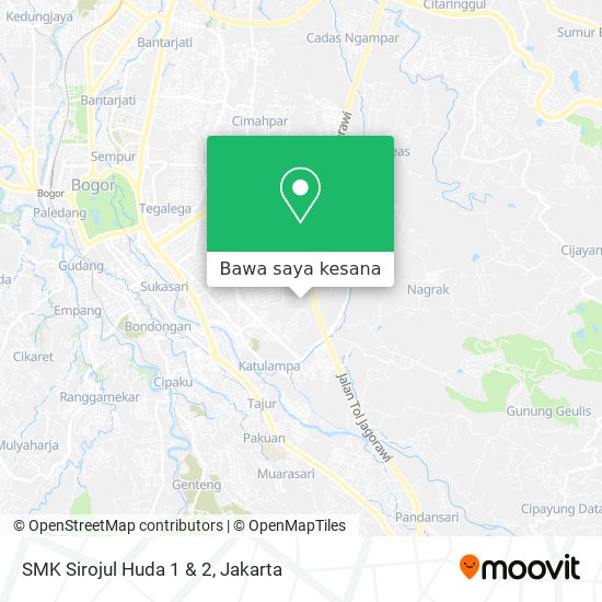 Peta SMK Sirojul Huda 1 & 2