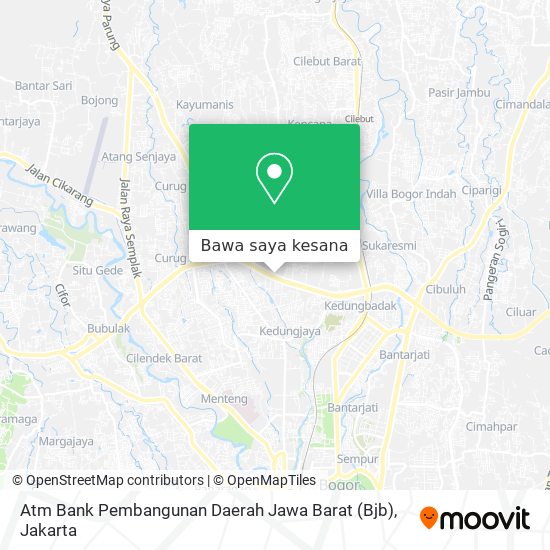 Peta Atm Bank Pembangunan Daerah Jawa Barat (Bjb)