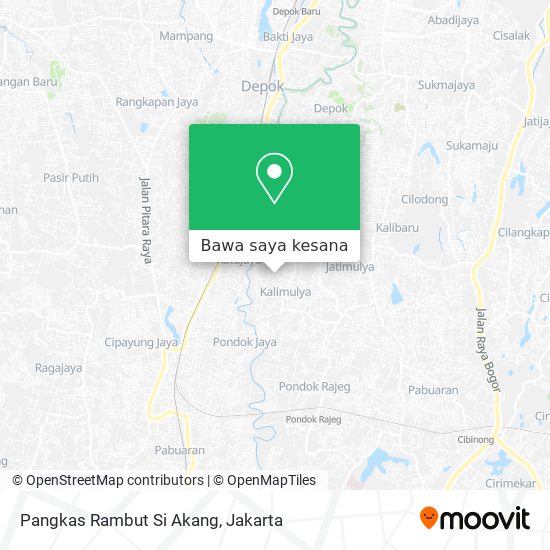 Peta Pangkas Rambut Si Akang