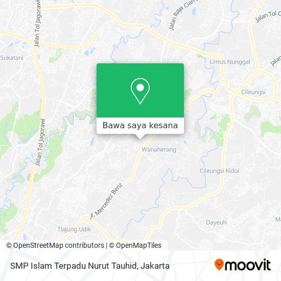 Peta SMP Islam Terpadu Nurut Tauhid