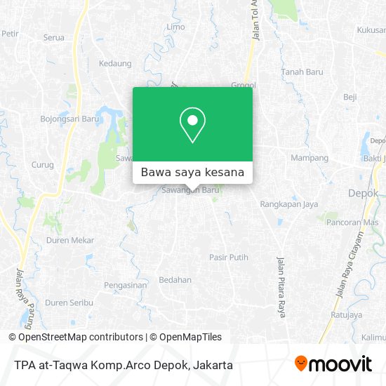 Peta TPA at-Taqwa Komp.Arco Depok