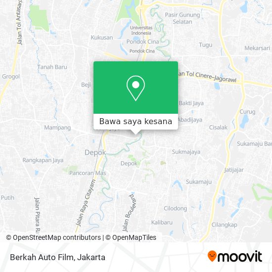 Peta Berkah Auto Film