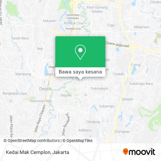 Peta Kedai Mak Cemplon