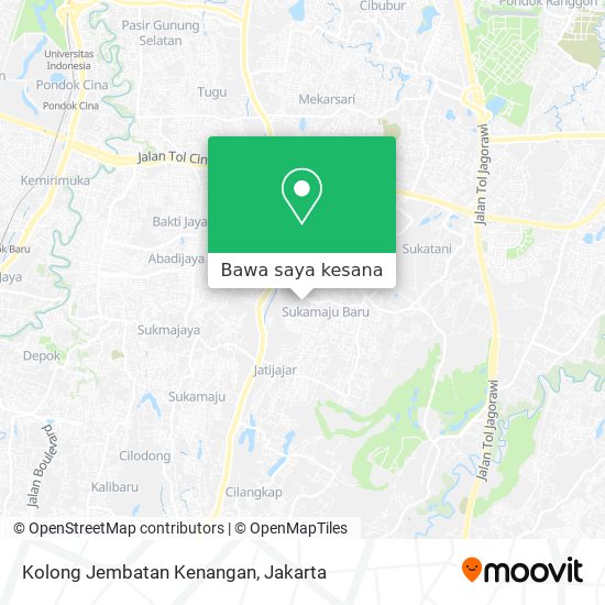 Peta Kolong Jembatan Kenangan