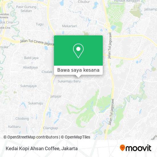 Peta Kedai Kopi Ahsan Coffee