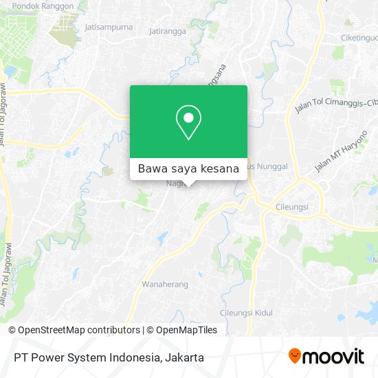 Peta PT Power System Indonesia