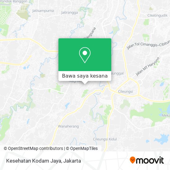 Peta Kesehatan Kodam Jaya