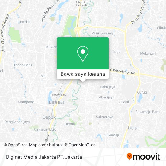 Peta Diginet Media Jakarta PT