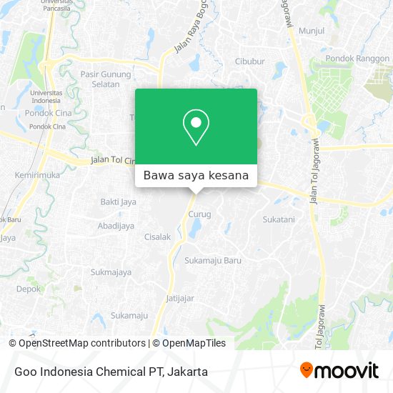 Peta Goo Indonesia Chemical PT