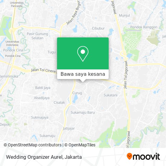 Peta Wedding Organizer Aurel