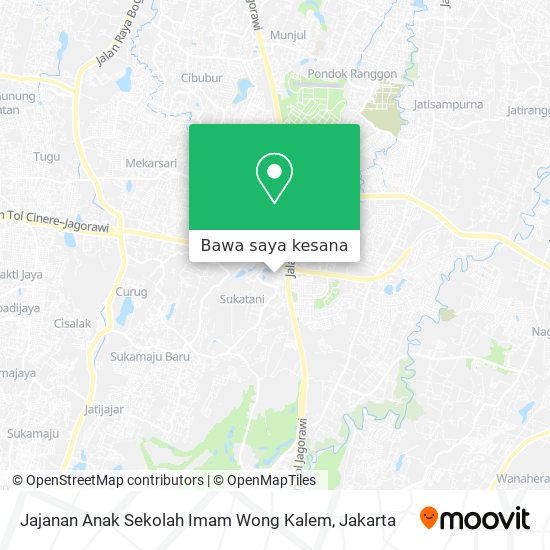 Peta Jajanan Anak Sekolah Imam Wong Kalem